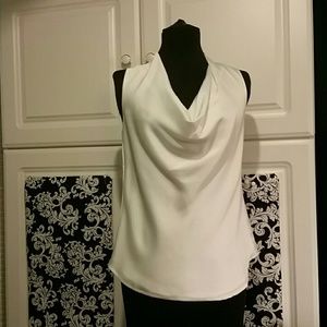 Ann Taylor Sleeveless Cowneck Top